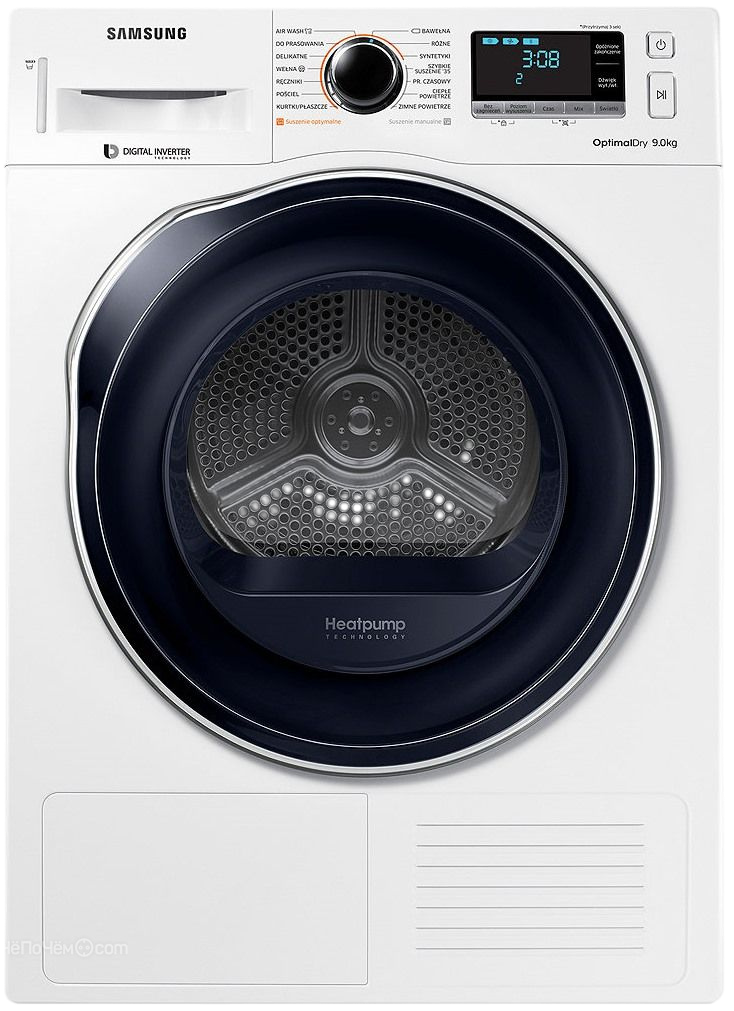 Замена бака Samsung DV90M6200CW